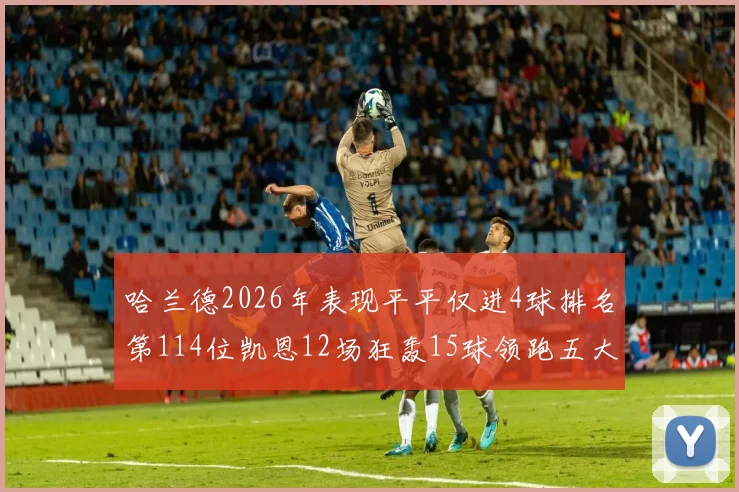 哈兰德2026年表现平平仅进4球排名第114位凯恩12场狂轰15球领跑五大联赛